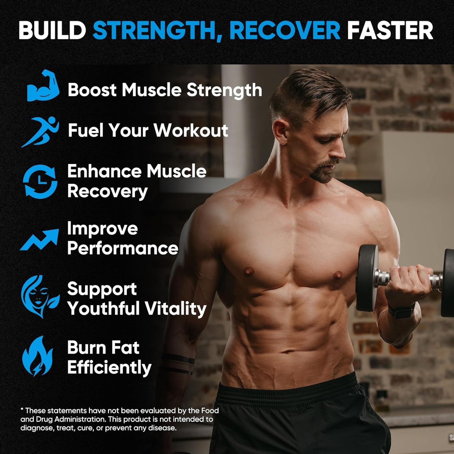 100% Pure Micronized Creatine Monohydrate Powder, Unflavored Creatine for Women & Men, Vegan, Keto, Gluten Free, 5 G (5000Mg) per Serving, Creatina Monohidratada En Polvo