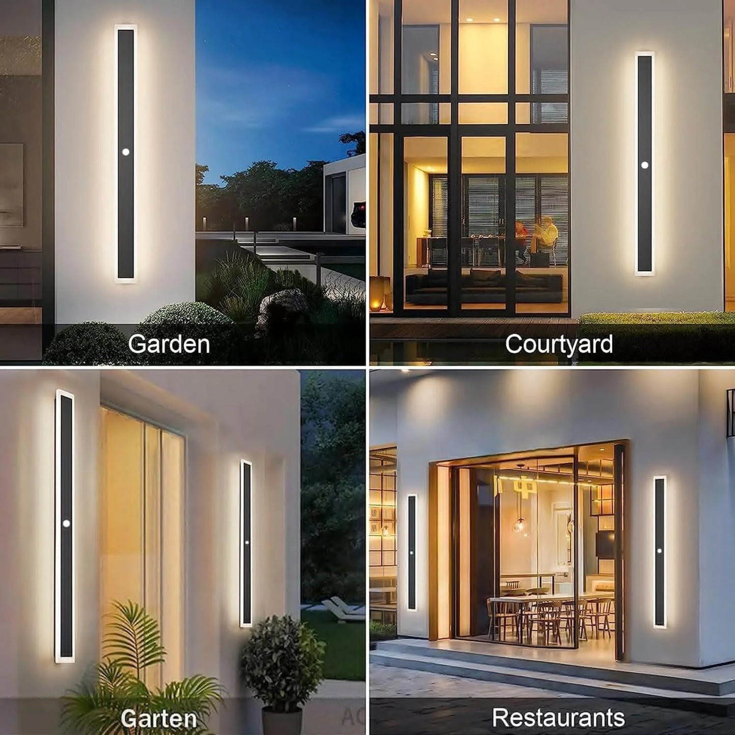 LED Wall Light With Motion Sensor Outdoor