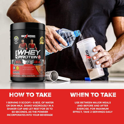 Whey Protein Powder + Immune Support |  Whey Protein plus | Whey Protein Isolate & Peptides + Muscle Builder | Lean Protein Powder for Muscle Gain & Recovery | Chocolate, 2 Lbs