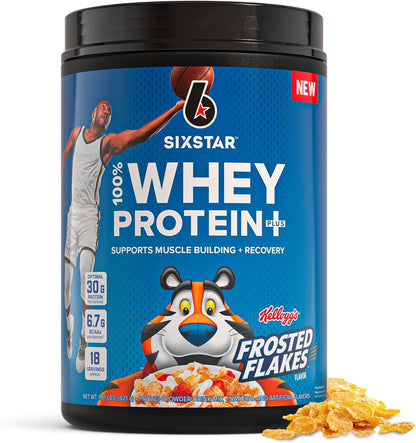 Whey Protein Powder plus - Muscle Building & Recovery Formula with Whey Isolate Powder, Bcaas, 30G Protein, Immune Support - Post-Workout Supplement - Vanilla Cream, 1.8 Lbs