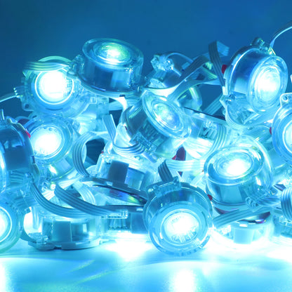 Permanent Outdoor Eaves LED/RGB Waterproof String Lights, Christmas Party Lighting