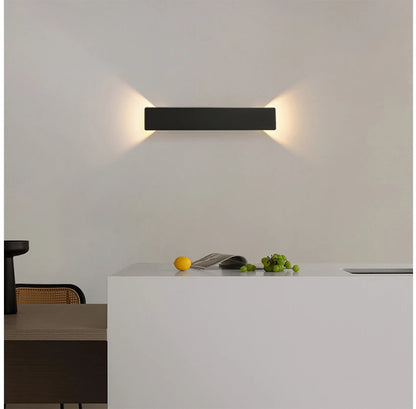 LED Black & White Wall Lamp Indoor/Outdoor