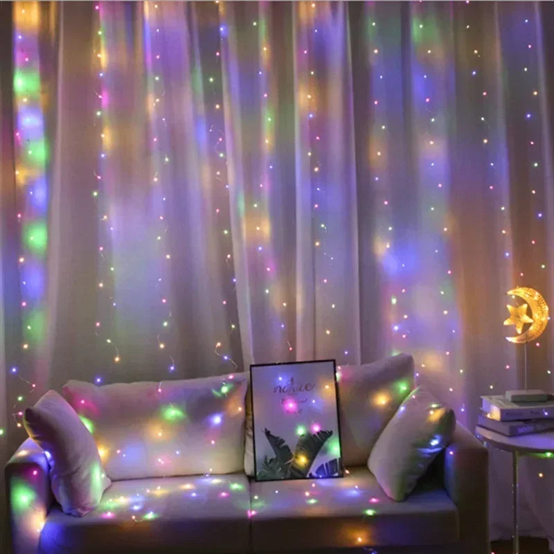 LED Garland Curtain Lights