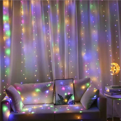 LED Garland Curtain Lights