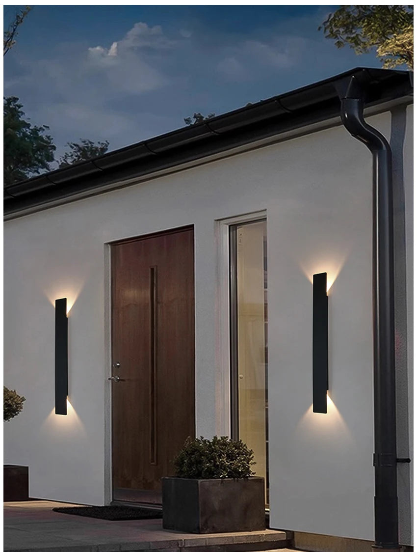 LED Black & White Wall Lamp Indoor/Outdoor