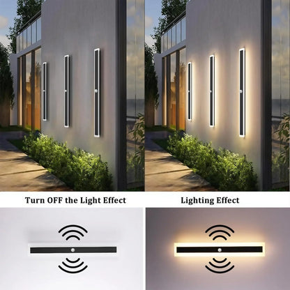 LED Wall Light With Motion Sensor Outdoor