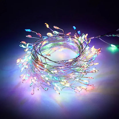 USB Power LED Firecracker String Lights