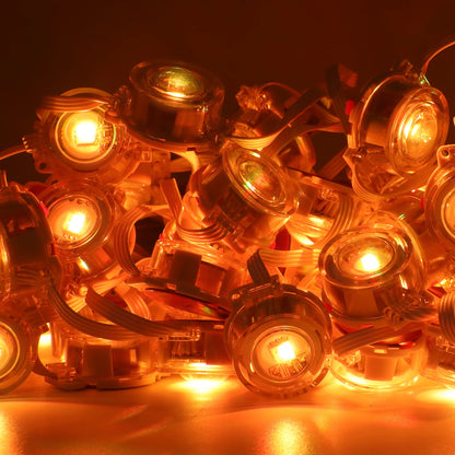 Permanent Outdoor Eaves LED/RGB Waterproof String Lights, Christmas Party Lighting