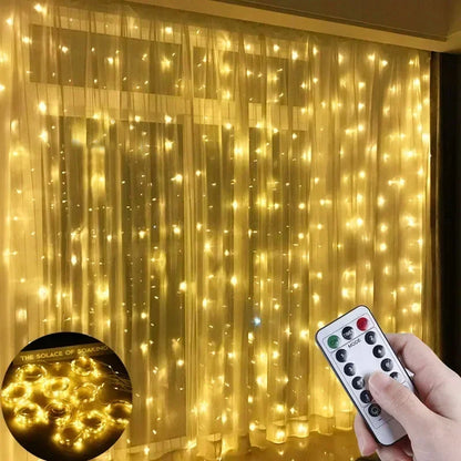 LED Garland Curtain Lights