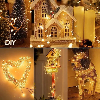 USB Power LED Firecracker String Lights
