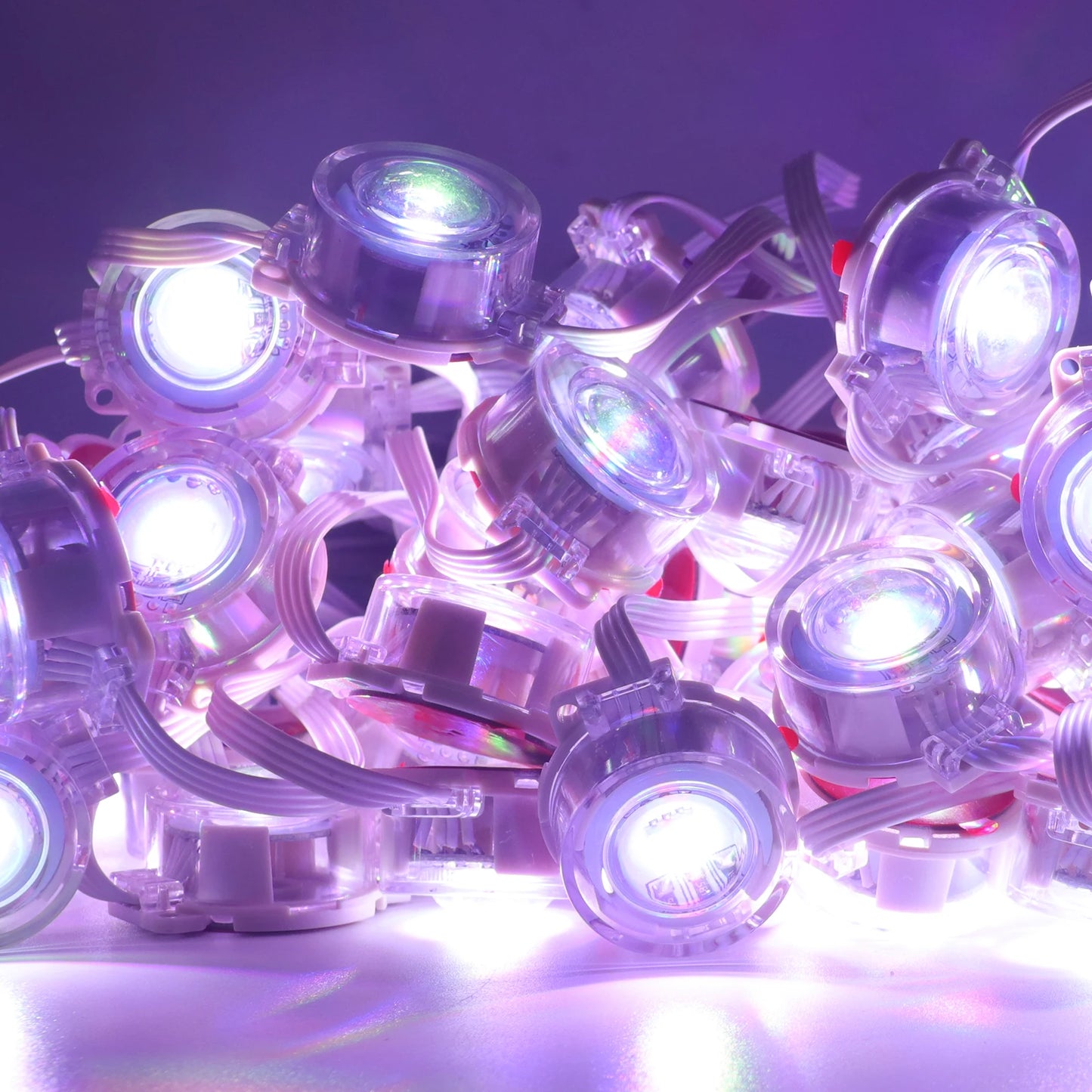 Permanent Outdoor Eaves LED/RGB Waterproof String Lights, Christmas Party Lighting