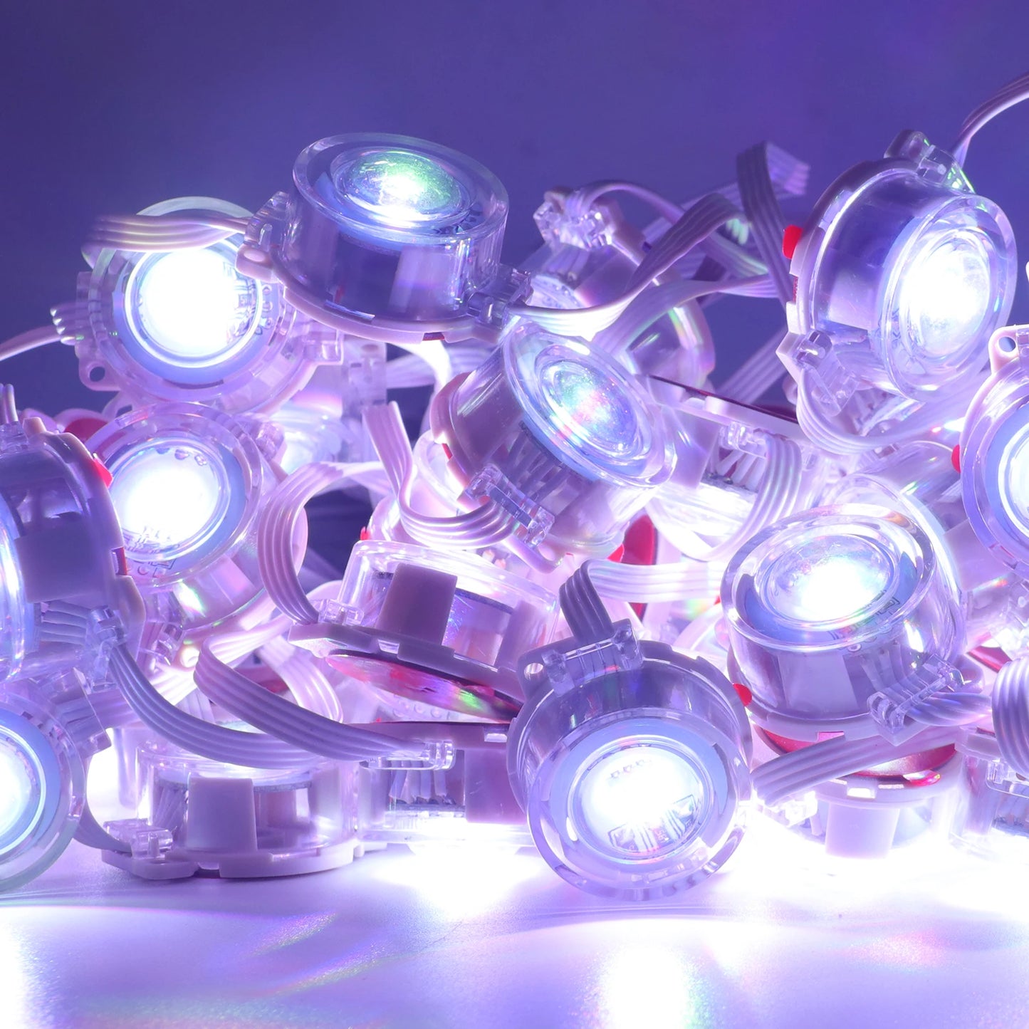 Permanent Outdoor Eaves LED/RGB Waterproof String Lights, Christmas Party Lighting