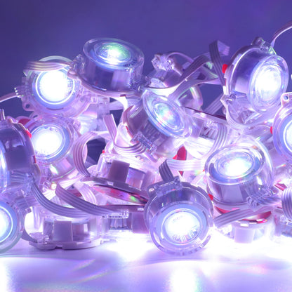 Permanent Outdoor Eaves LED/RGB Waterproof String Lights, Christmas Party Lighting