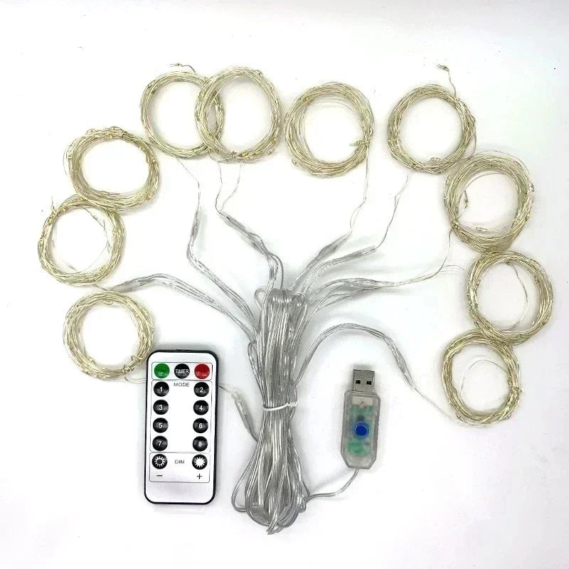 LED Garland Curtain Lights