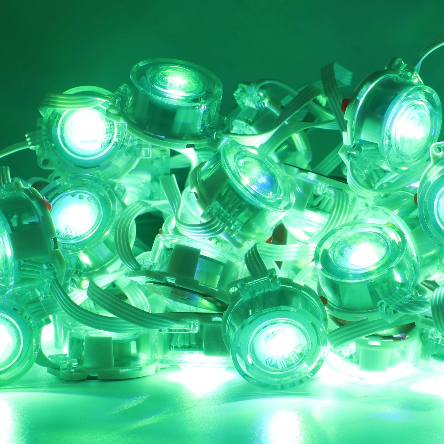 Permanent Outdoor Eaves LED/RGB Waterproof String Lights, Christmas Party Lighting