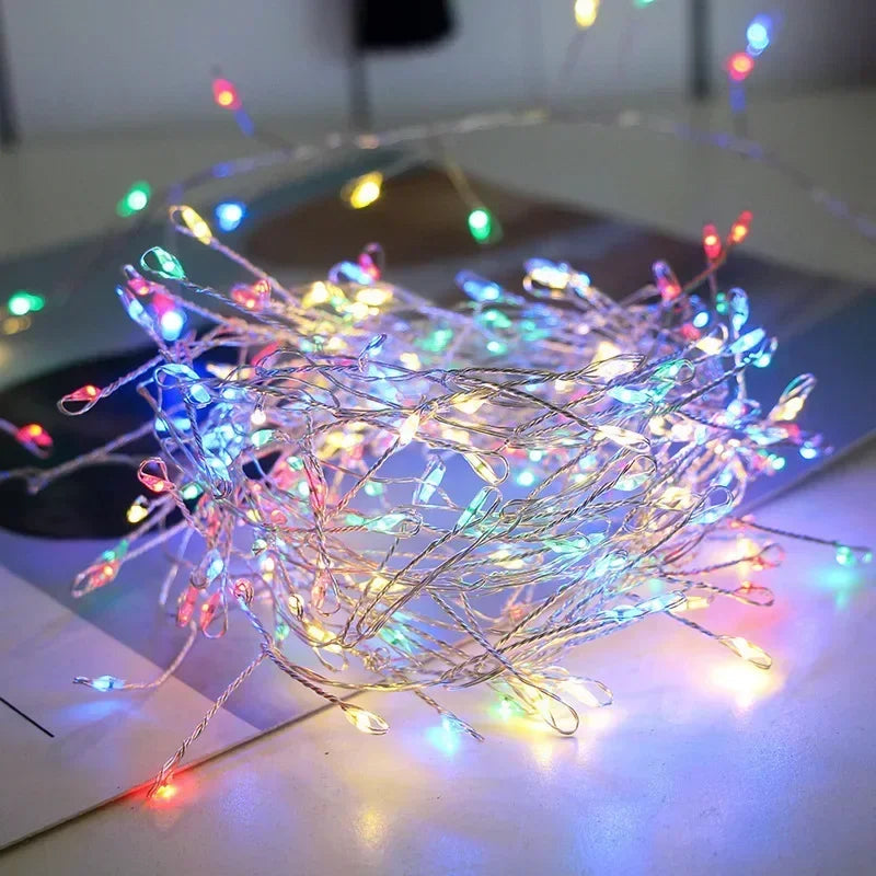 USB Power LED Firecracker String Lights