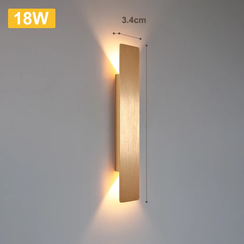 LED Black & White Wall Lamp Indoor/Outdoor