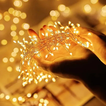 USB Power LED Firecracker String Lights