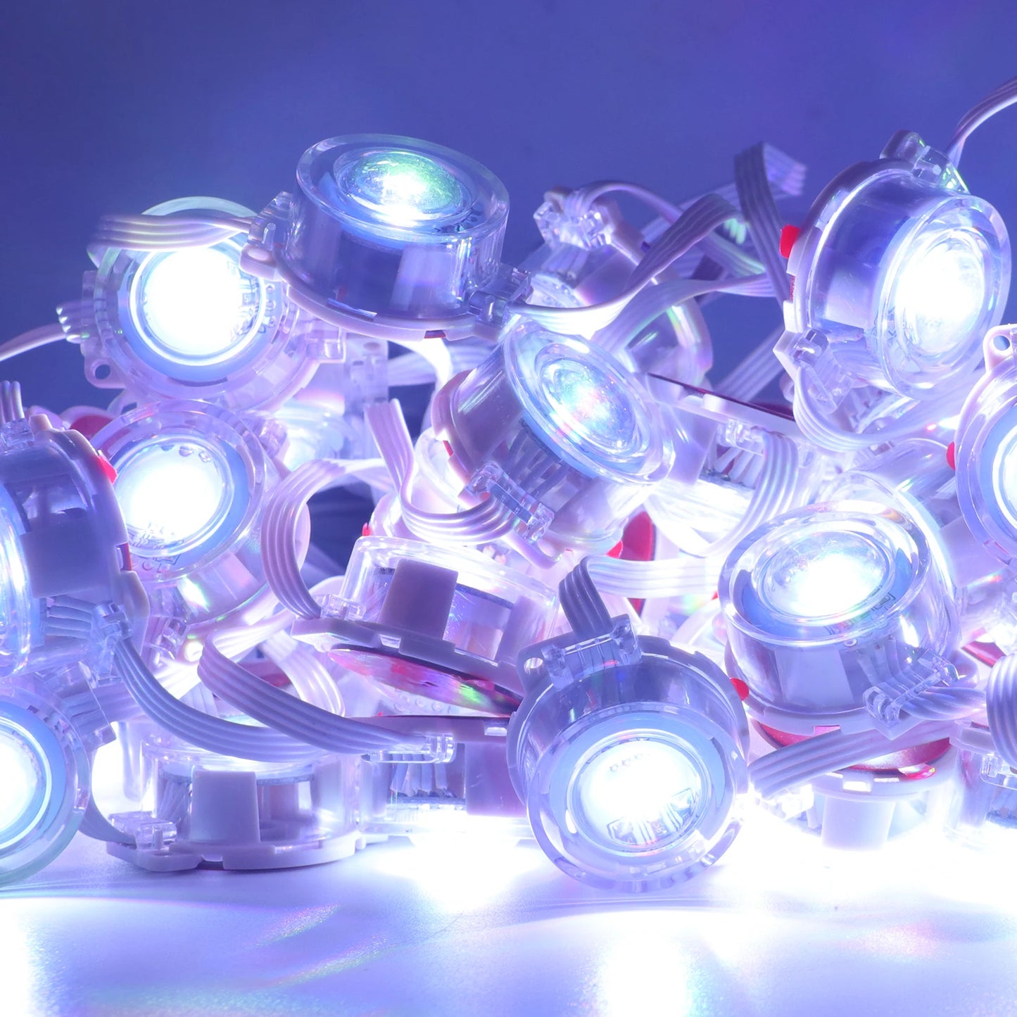 Permanent Outdoor Eaves LED/RGB Waterproof String Lights, Christmas Party Lighting