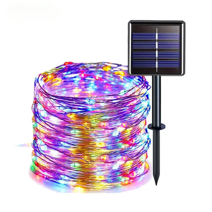 LED Solar Outdoor Garden Fairy String Light