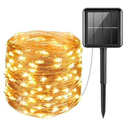 LED Solar Outdoor Garden Fairy String Light