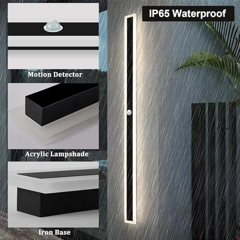 LED Wall Light With Motion Sensor Outdoor
