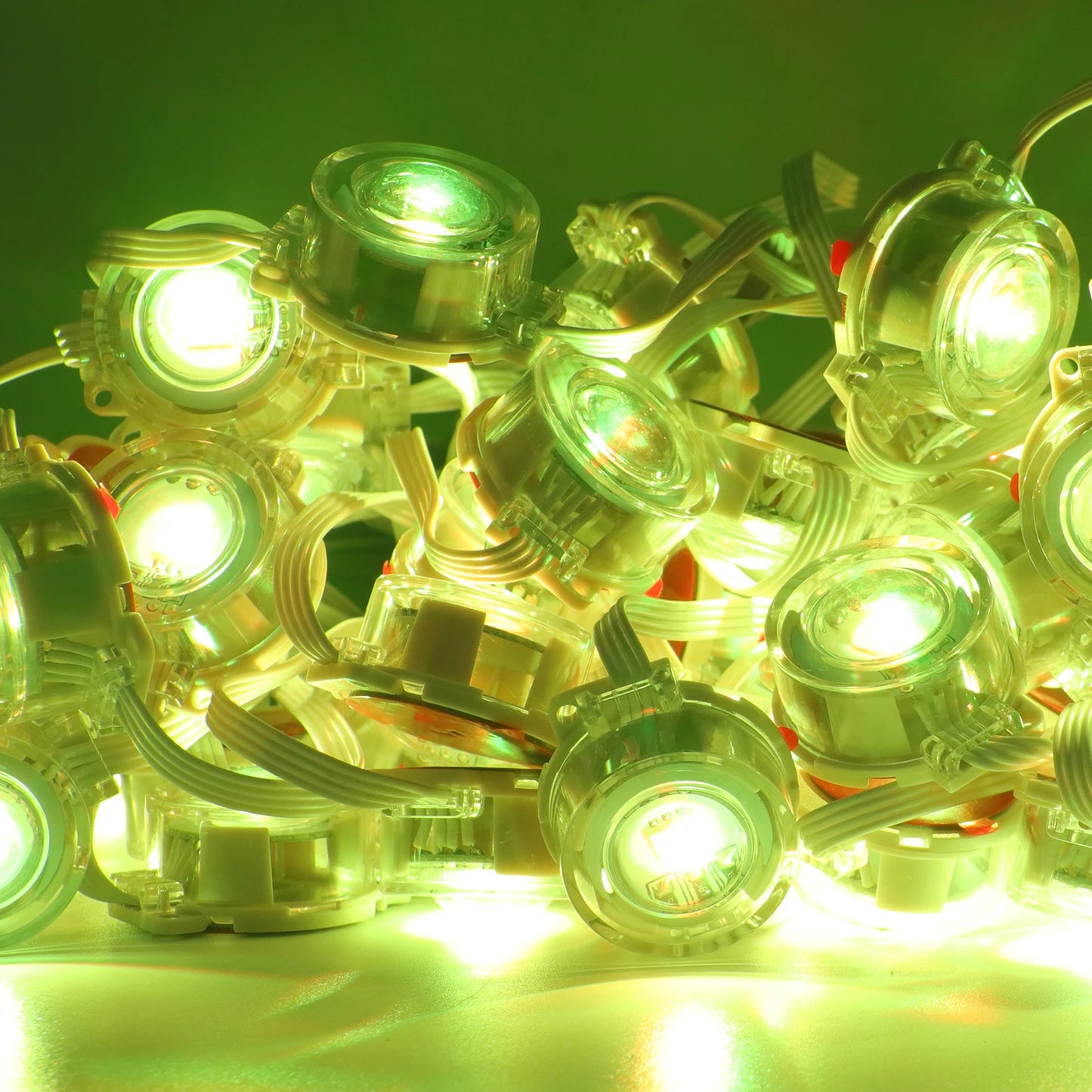 Permanent Outdoor Eaves LED/RGB Waterproof String Lights, Christmas Party Lighting