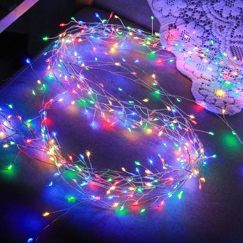 USB Power LED Firecracker String Lights