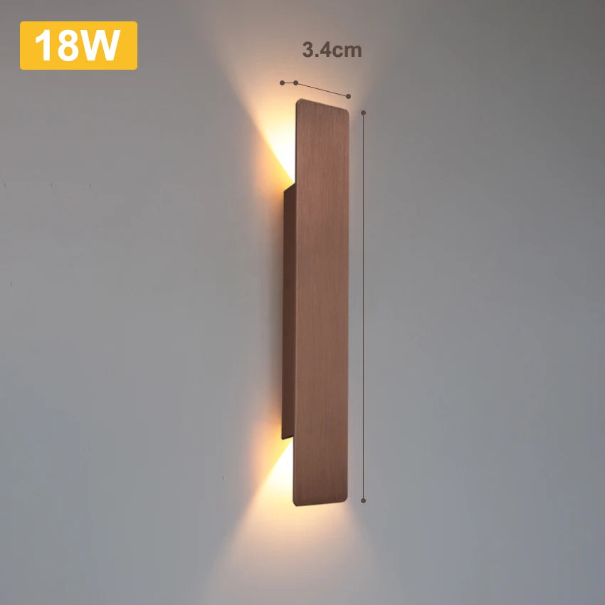 LED Black & White Wall Lamp Indoor/Outdoor